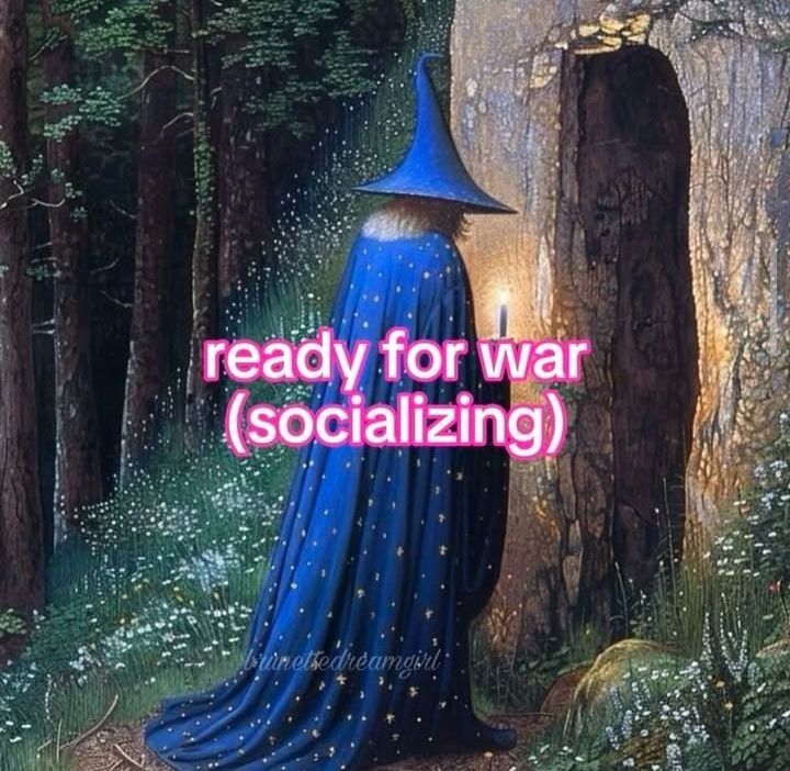 ready for war (socializing)